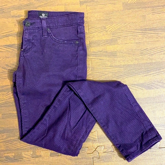 Ag Adriano Goldschmied Denim - Adriano Goldschmied l Purple Jeans | Size 25